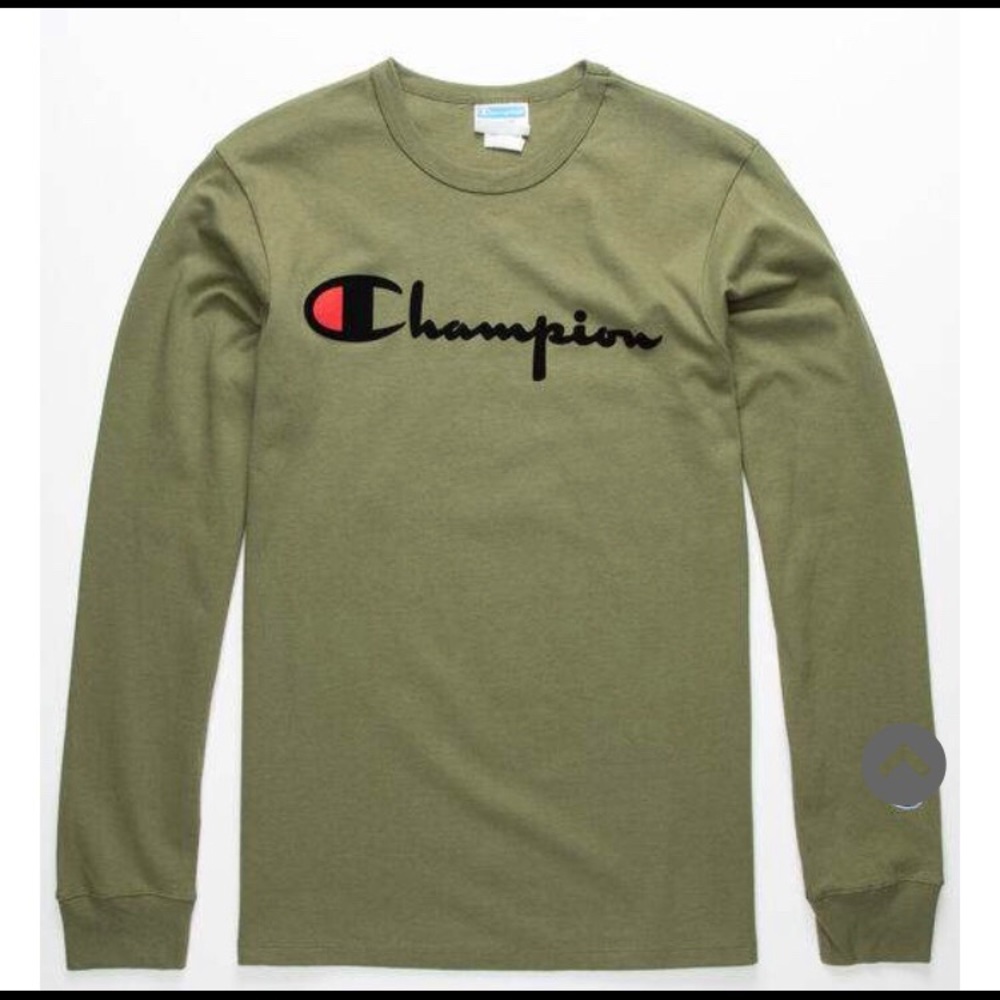 Champion green long sleeve
